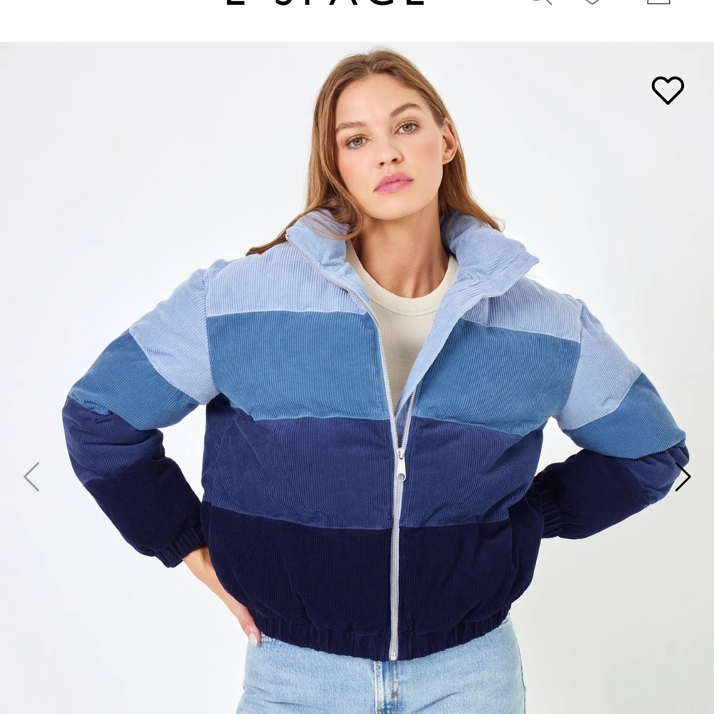 L*Space women Horizon Puffer Jacket - Blue Tones